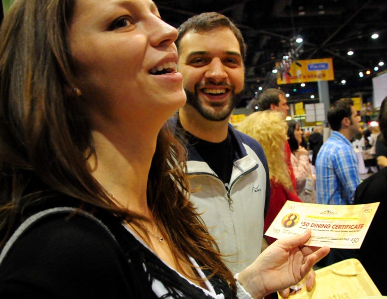 Food and wine fans stuffed their gullets yesterday at Taste Washington, one