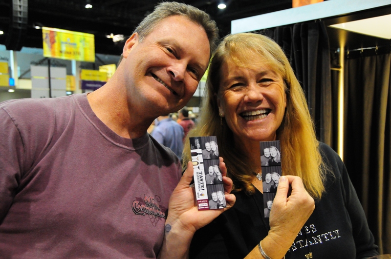 Food and wine fans stuffed their gullets yesterday at Taste Washington, one