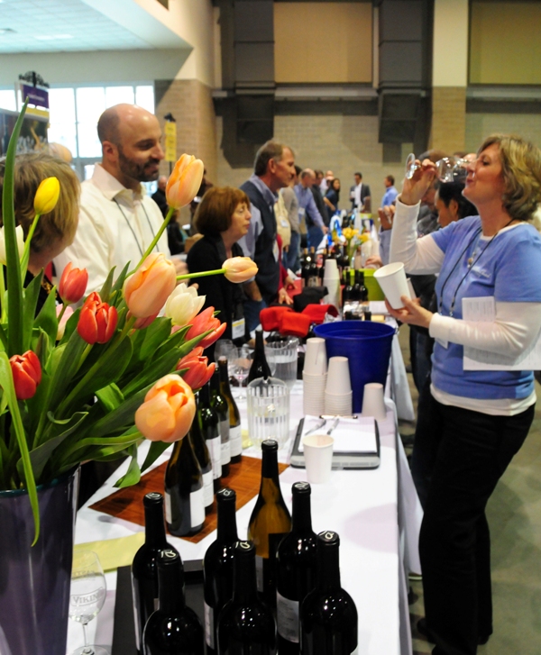 Food and wine fans stuffed their gullets yesterday at Taste Washington, one