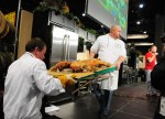 Food and wine fans stuffed their gullets yesterday at Taste Washington, one