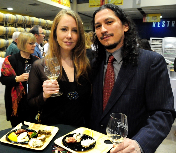 Food and wine fans stuffed their gullets yesterday at Taste Washington, one