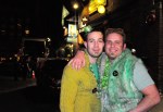 St. Patrick's Day revelers were out en force last night at Fado,