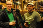 St. Patrick's Day revelers were out en force last night at Fado,