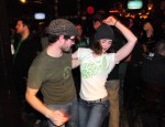 St. Patrick's Day revelers were out en force last night at Fado,