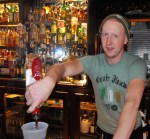 St. Patrick's Day revelers were out en force last night at Fado,