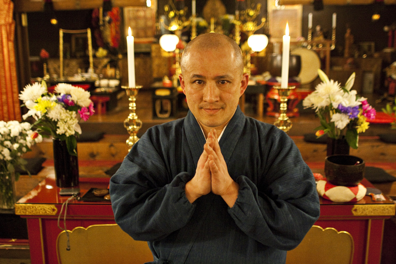 People came to the Seattle Koyasan Buddhist Temple last friday to pray