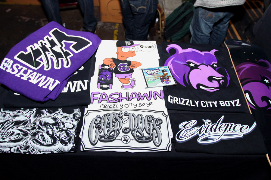 MerchaE”including a custom Fashawn skateboard deck.