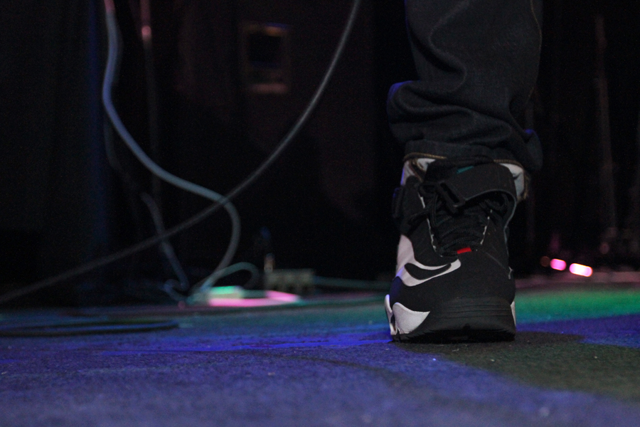 The may have been from California but knew where they were, and rocked Ken Griffey, Jr.'s signature sneakers accordingly.