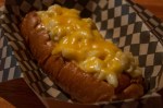 Po Dog's Mac n' Cheese Dog.
