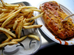 It's best to take on this sort of chili dog with a fork!