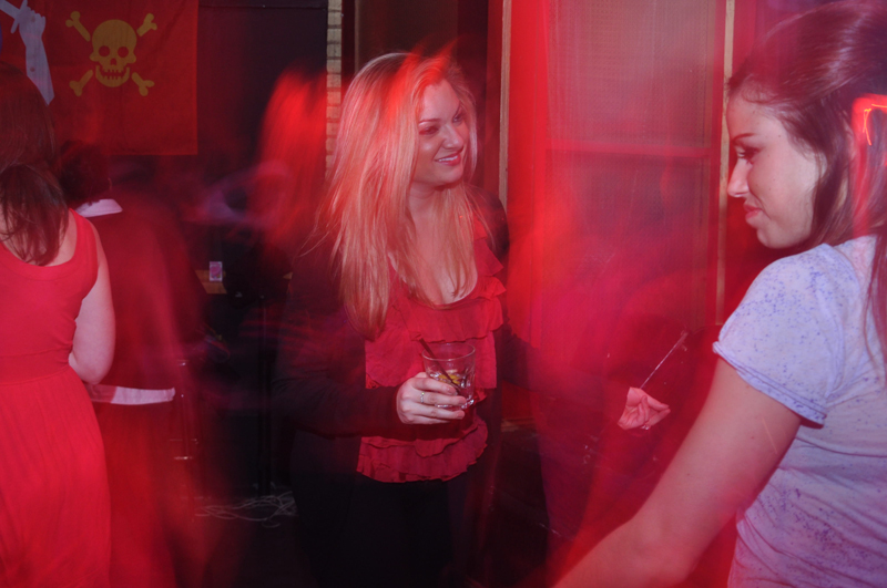 Bootie told everyone to wear red in honor of the holiday