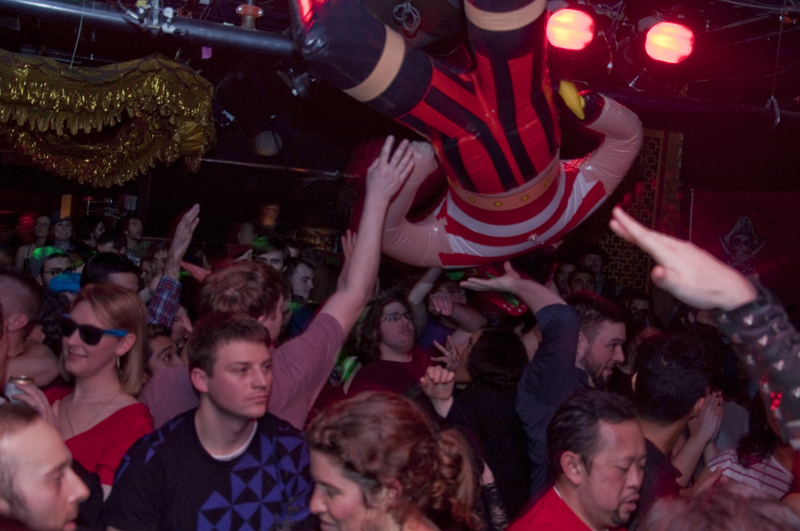 The Bootie pirate was hijacked and crowd surfed!