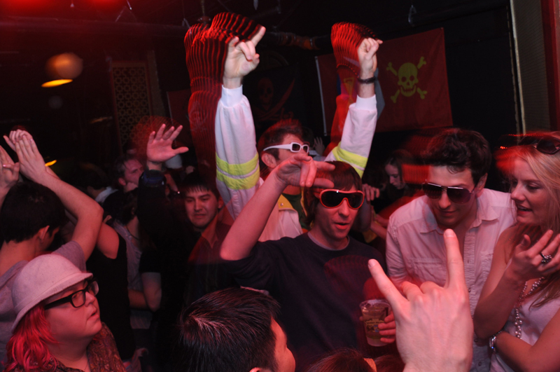 They wear their sunglasses at night...