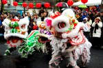 A dragon dance.