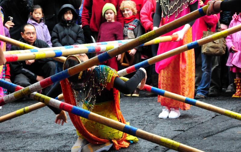 More of the Filipino Youth Activities Drill Team.