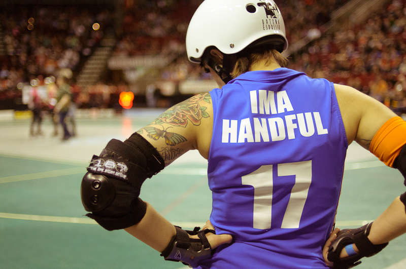 Seattle's own Rat City Rollergirls spent Saturday evening duking it out for