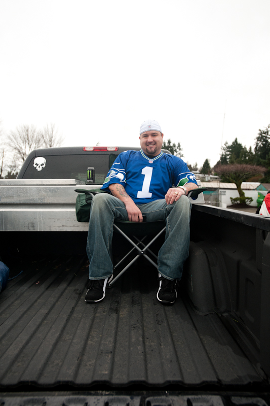 Hundreds of fans lined the streets of Renton today to cheer on