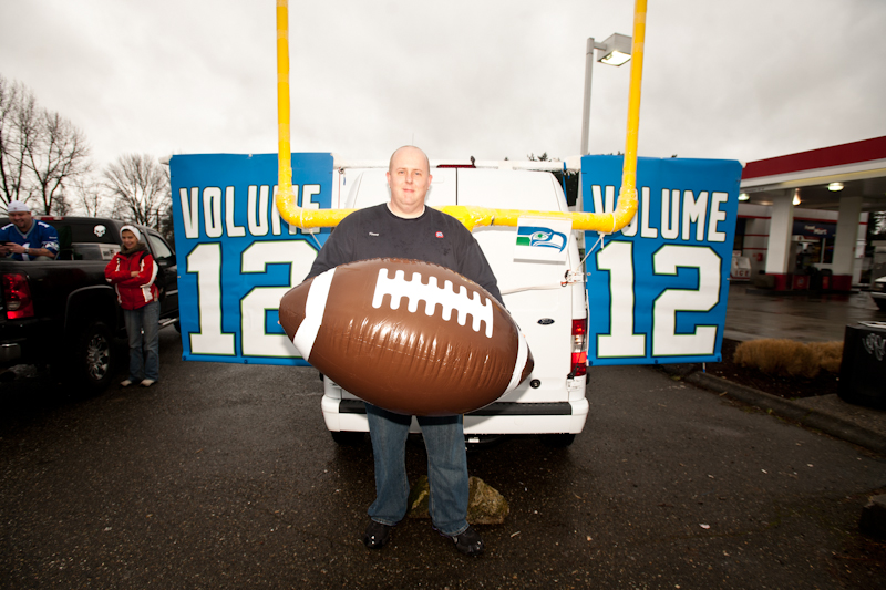 Hundreds of fans lined the streets of Renton today to cheer on