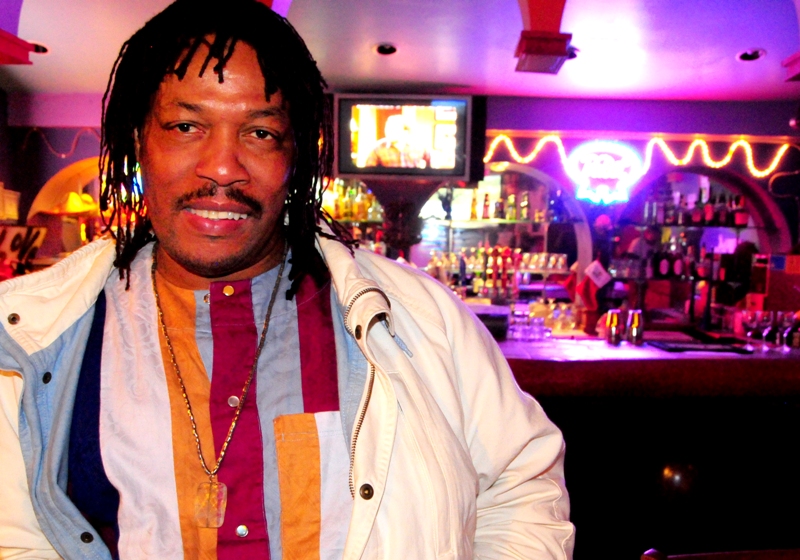 Muhammad Shaibu, a native of Ghana, plays African music at Waid's every Sunday.