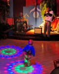 Children take to the dance floor as Jesse Hagopian and Dan Rapport play.