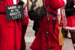 Hundreds of Santas converged in Fremont yesterday, bringing Santarchy to the Center