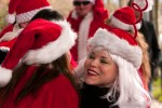 Hundreds of Santas converged in Fremont yesterday, bringing Santarchy to the Center
