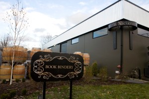Book Bindery's austere exterior.