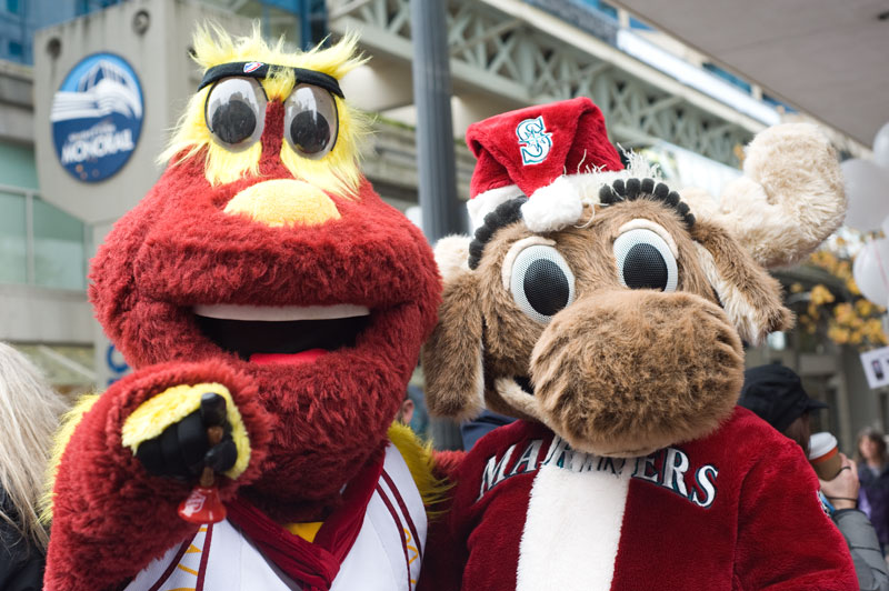 All manner of Seattle celebrities came out to support the kick-off for