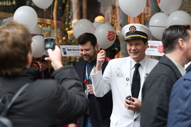 All manner of Seattle celebrities came out to support the kick-off for