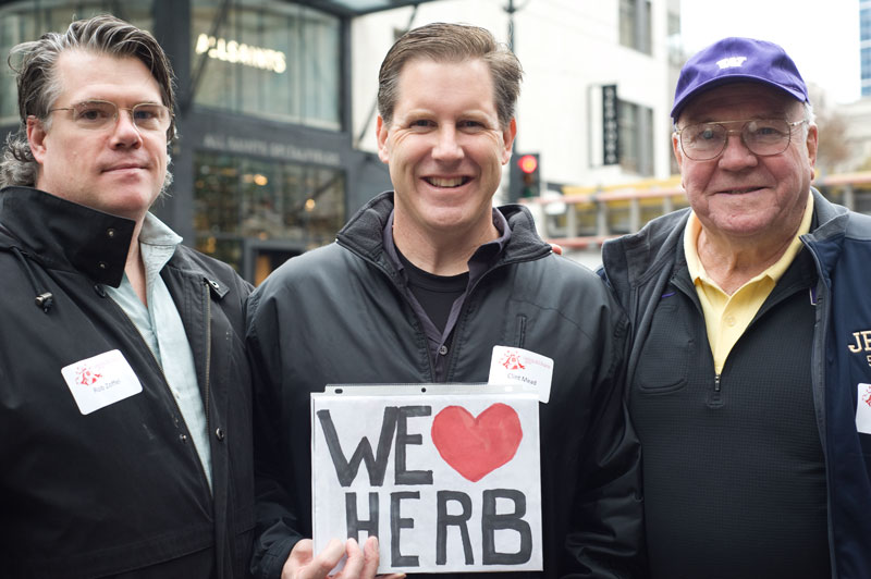 Herb Mead supporters.