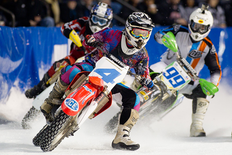 All manner of racing vehicles took to the ice at ShoWare Center