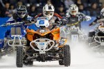 After a circuit or two of motocross, the quads had their turn on the ice.