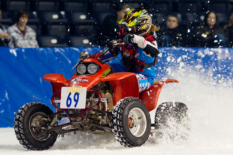 All manner of racing vehicles took to the ice at ShoWare Center