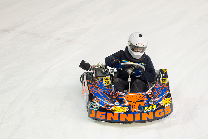 All manner of racing vehicles took to the ice at ShoWare Center