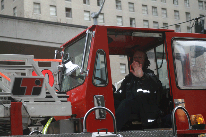 This morning the Annual Macy's Holiday Parade took over most of downtown