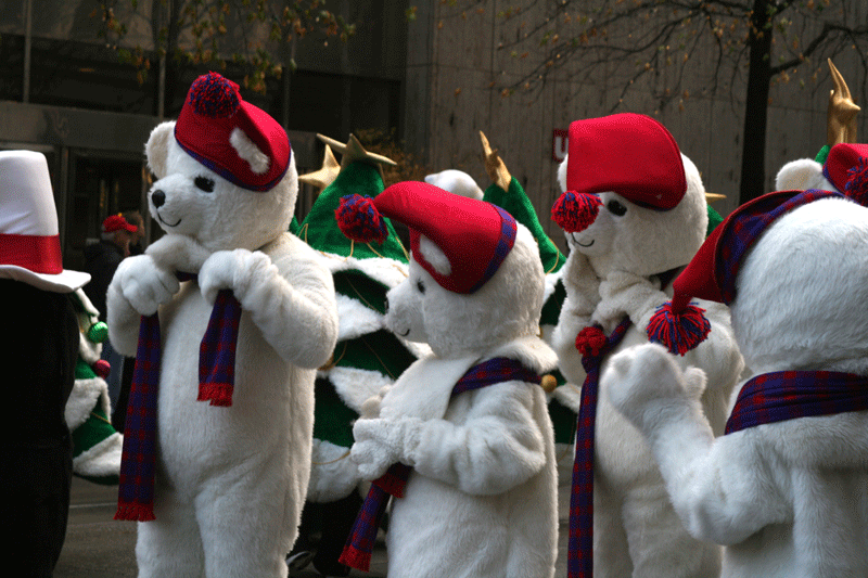 These polar bears danced the morning away, seemingly unaware of their species' doom.