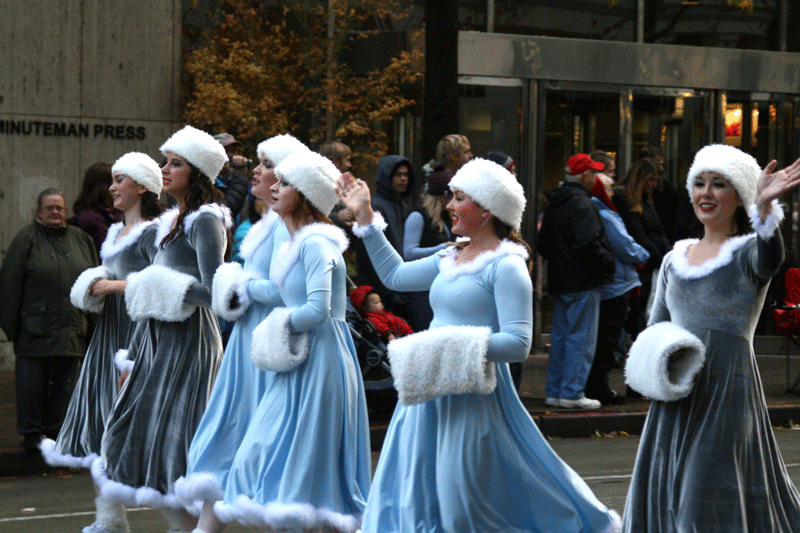 This morning the Annual Macy's Holiday Parade took over most of downtown