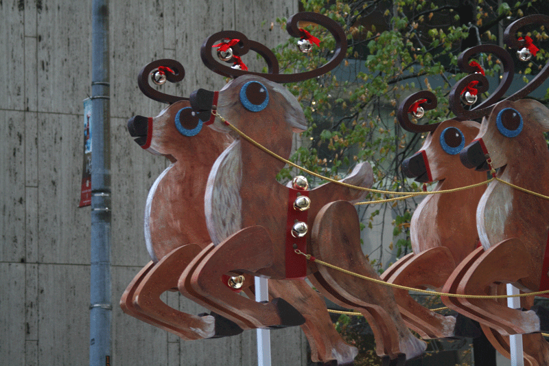 Rudolph didn't make an appearance.