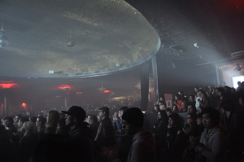 The venue was packed for the performance.