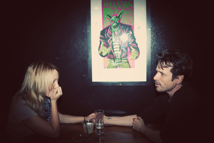 Michael Denvir and Elise Roberts couldn't stop holding hands for most of the evening.