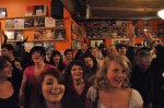 And the crowd goes wild! The in-store performance ended with a dance party.