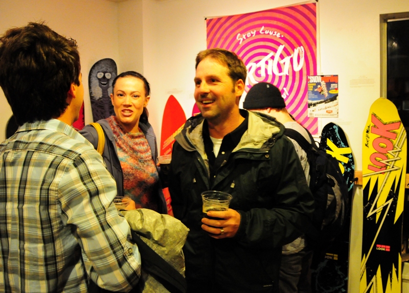 Guests mingled at EVO.