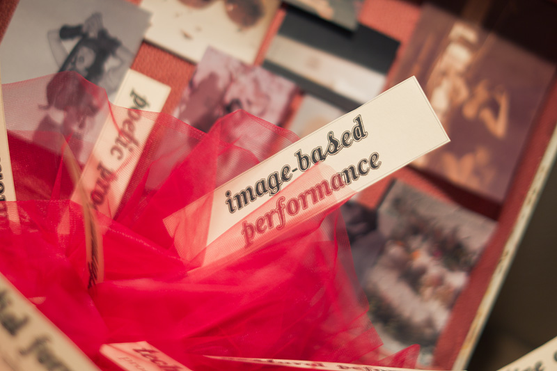 A colorful presentation for Space Available, an art project by Vanessa DeWolf and Monica Mata Gilliam.