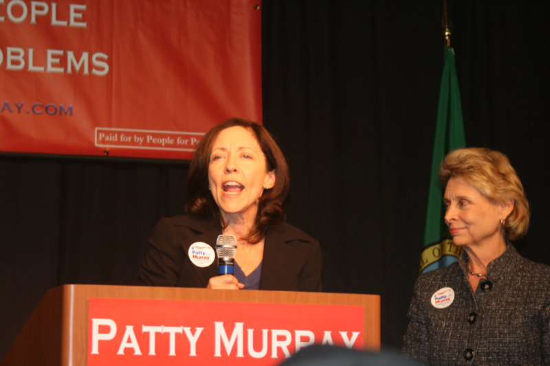 Senator Cantwell and Governor Gregoire.