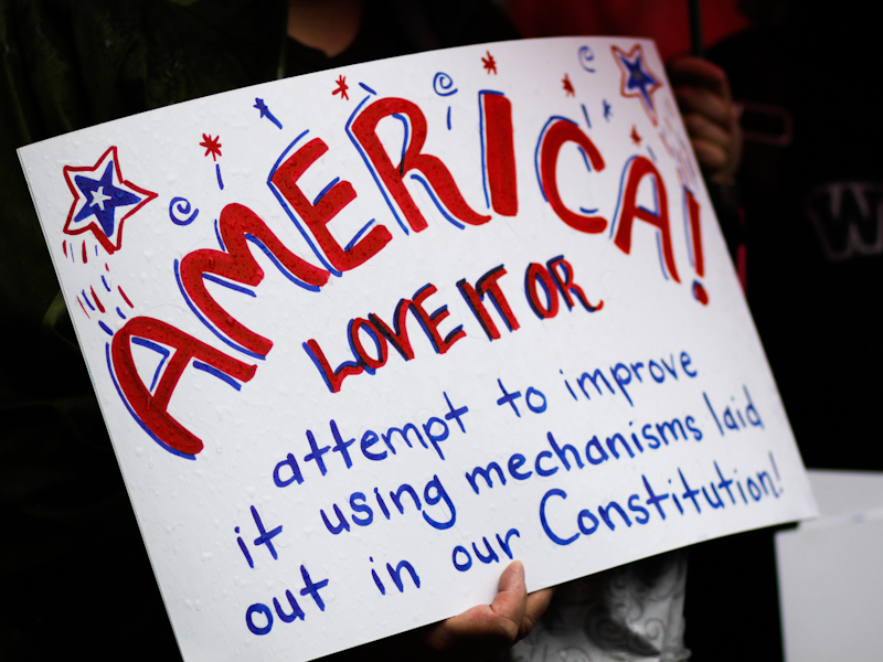 Thousands converged in Westlake park yesterday to take part in a satellite