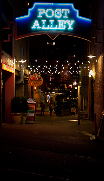 Post Alley - where the haunting begins.