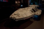 An exact reproduction of the filming miniature of the Galactica, the sole surviving Battlestar at the story's beginning.