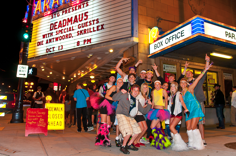 DeadMau5 played to a packed and frenzied crowd at the Paramount last