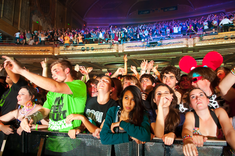 DeadMau5 played to a packed and frenzied crowd at the Paramount last