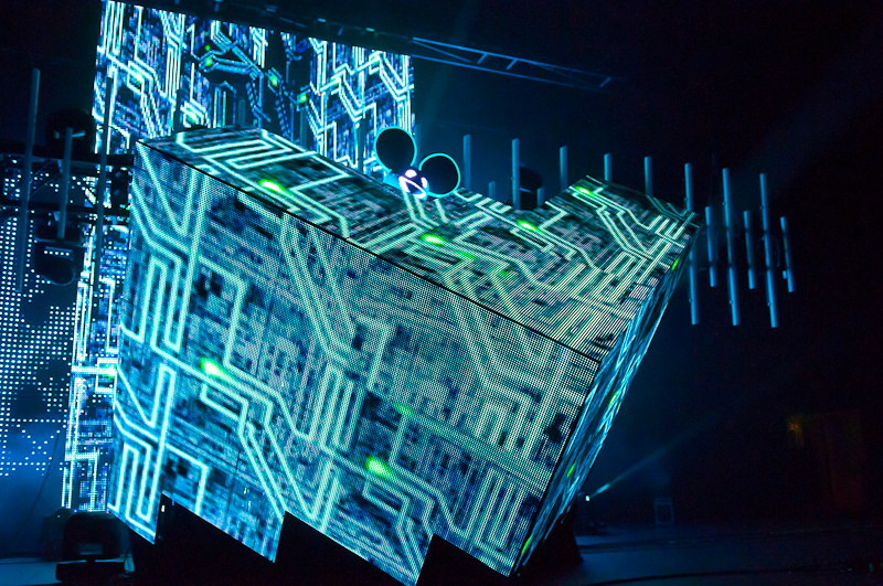 DeadMau5 played to a packed and frenzied crowd at the Paramount last